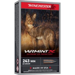 Winchester Varmint X Rifle Ammunition .243 Win 65gr PT 3620fps 20-ct