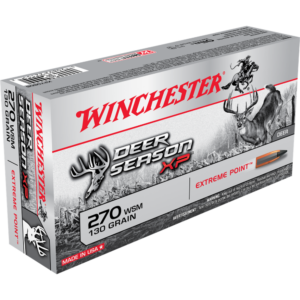 Winchester Deer Season XP Rifle Ammunition 270 WSM 130 gr. PT 3275 fps 20-ct