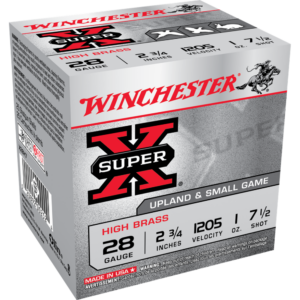 Winchester Super-X Game Shotshells 28 ga 2-3-4" 1 oz 1205 fps #7.5 25-ct