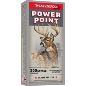 Winchester Super-X Power Point Rifle Ammunition .300 Savage 150 gr. PSP 2630 fps 20-ct