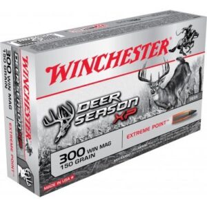 Winchester Deer Season XP Rifle Ammunition 300 Win Mag 150 gr. PT 3260 fps 20-ct