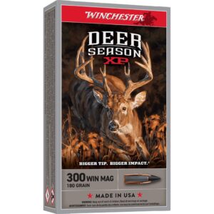 Winchester Deer Season XP Rifle Ammunition .300 Win Mag 180gr PT 2950 fps 20-ct