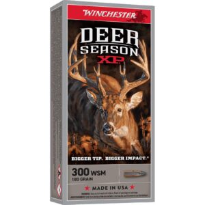 Winchester Deer Season XP Rifle Ammunition .300 WSM 180gr PT 2900 fps 20-ct