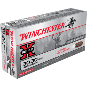 Winchester Super-X Rifle Ammunition .30-30 Win 150 gr. HP 2390 fps 20-ct