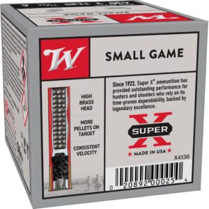 Winchester Super-X High-Brass Shotshells .410 ga 3" 11-16 oz 1135 fps #6 25-ct