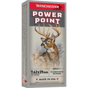 Winchester Super-X Rifle Ammunition 7.62x39mm 123 gr. SP 2365 fps 20-ct