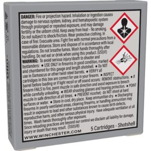 Winchester Super-X Buckshot Shotshells .410 ga 2-1-2" 1300 fps #000 5-ct