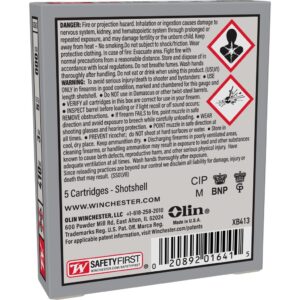 Winchester Super-X Buckshot Shotshells .410 ga 3" 1135 fps #000 5-ct