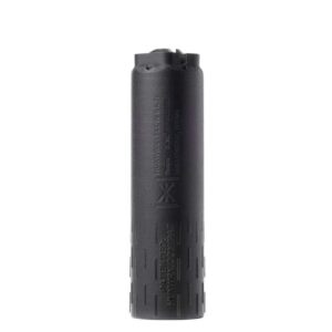 Huxwrx FLow 9K TI Suppressor 9mm Luger 1-2x28 Thread Black