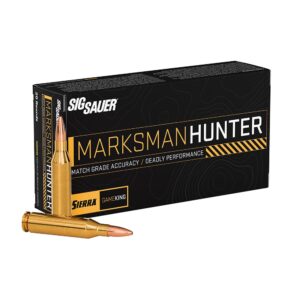 Sig Sauer Marksman Hunter GameKing Rifle Ammunition 7mm Rem Mag 160gr HPBT 20-ct