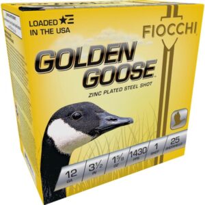Fiocchi Golden Goose Shotshells 12ga 3 1-2" 1-5-8oz  1430fps #1 25-ct