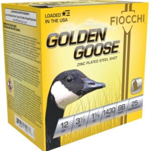 Fiocchi Golden Goose Shotshells 12ga 3 1-2" 1-5-8oz 1430fps #BB 25-ct