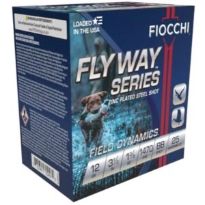 Fiocchi Flyway Steel Shotshells 12ga 3 1-2" 1-3-8oz 1470fps #BB 25-ct