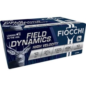 Fiocchi Nickel-Plated Buckshot 12 ga 2 3-4" MAX 27 plts #4B 1325 fps - 10-box