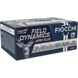 Fiocchi Aero Rifled Slug 12 ga 2 3-4" MAX 7-8 oz Slug  - 10-box