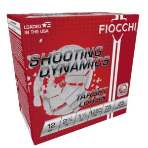 Fiocchi Shooting Dynamics Shotshells 12 ga 2-3-4" 1-1-8oz 1280 fps #7.5 25-ct