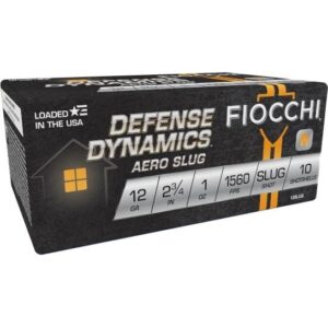 Fiocchi Aero Rifled Slug 12 ga 2-3-4" 1 oz 1560 fps Slug 10-ct