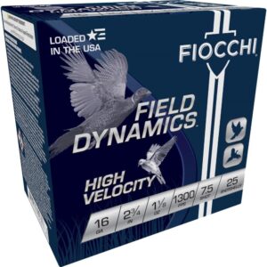 Fiocchi High Velocity Shotshells 16ga 2-3-4" 1-1-8oz #7.5 Hi Velocity 25-box