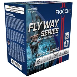 Fiocchi Flyway Steel Shotshells 20 ga 3" 7-8oz 1500fps #2 25-ct