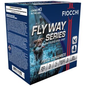 Fiocchi Flyway Steel Shotshells 20 ga 3" 7-8oz 1500fps #3 25-ct