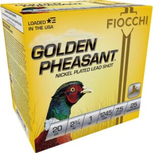 GOLDEN PHEASANT NP 20ga 2 3-4" 1oz  #7.5 1245fps 25RD