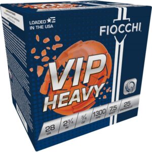 Fiocchi Exacta VIP Shotshells 28ga 2-3-4" 3-4oz 1300 fps #7.5 25-ct