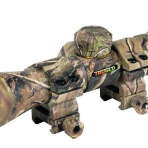 Truglo 4x32mm Compact Crossbow Scope with Weaver Style Rings - Crossbow Reticle Camo