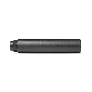Q Blind Tiger QD Suppressor 7.62mm(.30 Cal) 1.75" Dia 7" Length  Stainless Steel Melonite Finish Rearend Included