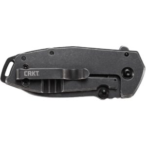 CRKT Squid Assisted Black Folding Knife Assisted Opening 2 3-8" Blade Black