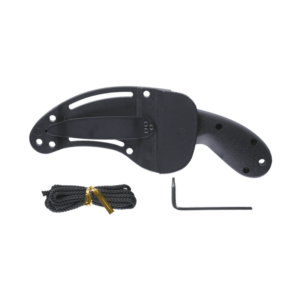 CRKT Bear Claw Fixed Blade Knife 2-2-5" Veff Serrated Hawksbill Blade Black