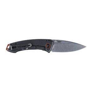 CRKT Tuna Compact Folding Knife 2-3-4" Drop Point Blade Black