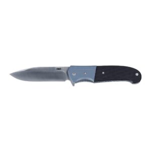 CRKT Ignitor Assisted Folding Knife 3-1-2" Drop Point Blade Black and Blue