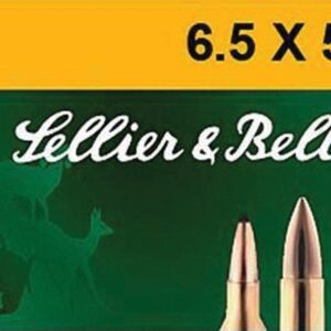 Sellier & Bellot Rifle Ammunition 6.5x55 SE 131 gr SP 793 fps - 20-box