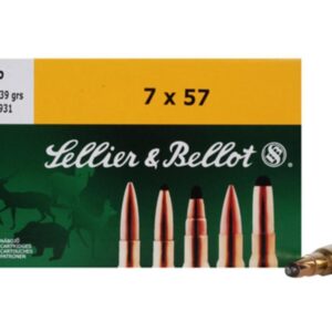 Sellier & Bellot Rifle Ammunition 7x57mm 140 gr SP 2651 fps - 20-box