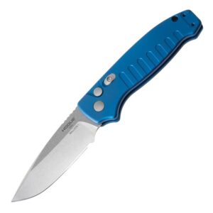 Hogue Ballista I Automated Folder Knife 3 1-2" Drop Point Blade Blue