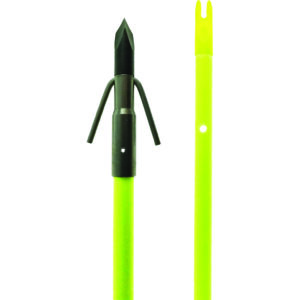 Muzzy Classic Fish Arrow Chartreuse With Gar Point