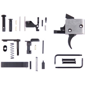 Cmc Triggers Ar15-ar10 Receiver Kit With Trigger Single Stage Curved 3-3.5 Lb. Pull