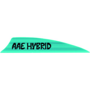 Aae Hybrid 2.0 Shield Cut Vanes Teal 50 Pk.