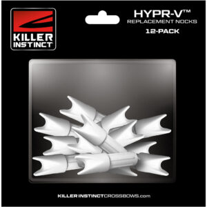Killer Instinct Hypr-v Nocks White 12 Pk.