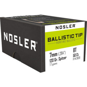 Nosler Ballistic Tip Hunting Bullets 7mm 120 Gr. Spitzer Point 50 Pk.
