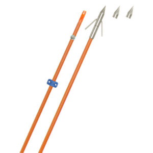 Fin Finder Raider Pro Bowfishing Arrow Orange With Big Head Pro Point
