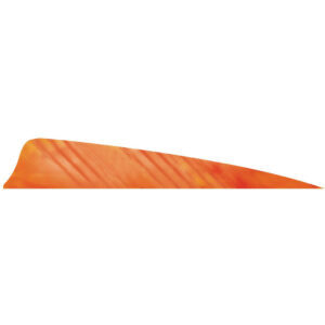 Gateway Shield Cut Feathers Tre White-orange 4 In. Lw 50 Pk.