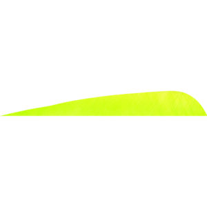 Gateway Parabolic Feathers Lemon Lime 4 In. Rw 50 Pk.