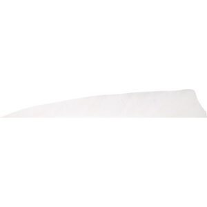 Gateway Shield Cut Feathers Flo White 4 In. Rw 50 Pk.