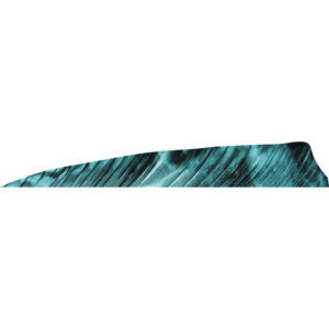 Gateway Shield Cut Feathers Tre Blue 4 In. Rw 50 Pk.