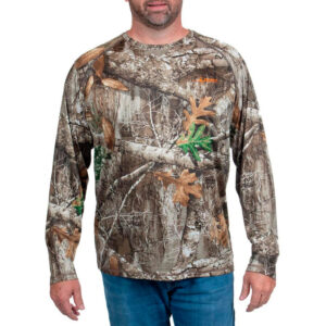 Habit Men's Siesta Cape Long Sleeve Perf Tee M-realtree Edge