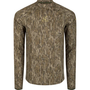 Drake Ol' Tom Mens Early Bird Ls Performance Crew Mo Bottomland Large