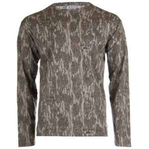 Habit Bear Cave Camo Tee Long Sleeve Mossy Oak New Bottomland 2xl