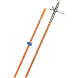 Fin Finder Raider Pro Bowfishing Arrow Orange With Kraken 3 Barb Point