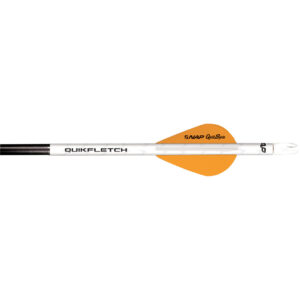 Nap Quikfletch W-quikspin Vanes White-orange 6 Pk.